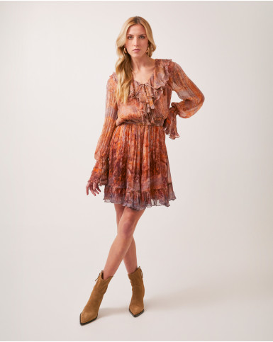 Chromatic Dusk short dress