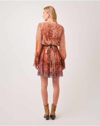 Chromatic Dusk short dress