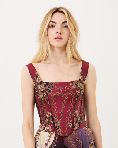 Mystic Plum Corset Top
