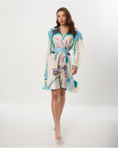 Aerial Boulevard Short Dress