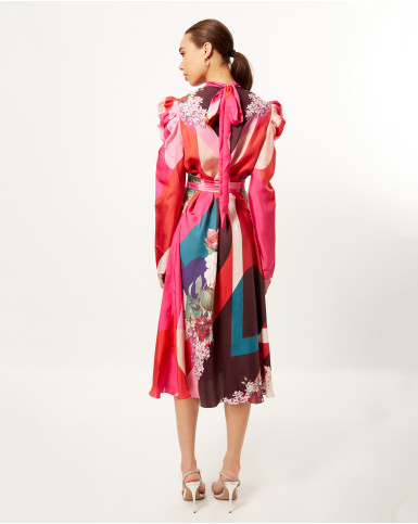 Botanic Wink World Midi Dress