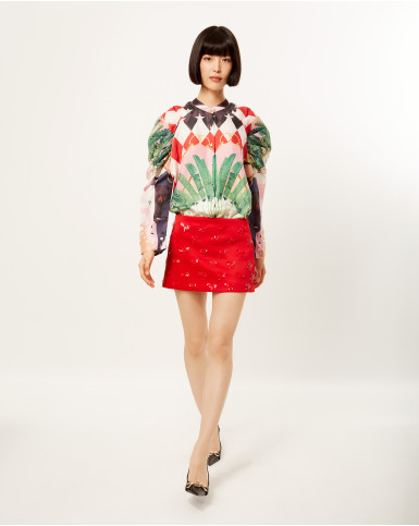 Dark Tropical Dream Blouse