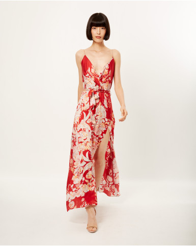 Mexican Dahlia Slip Dress