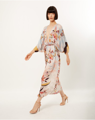 Enchanted Zinnia Long Dress