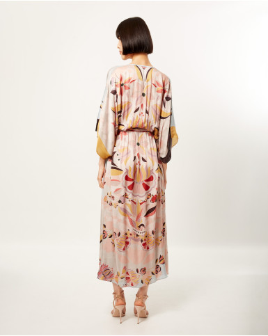 Enchanted Zinnia Long Dress