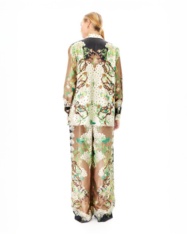 Vintage Garden shirt and pant co-ord set