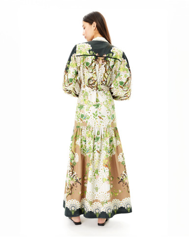 Vintage Garden long dress