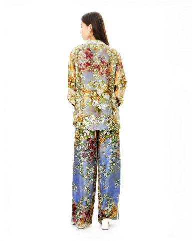 Garden Of Eden shirt and pant co-ord set