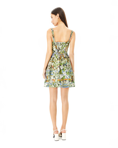Art Deco corset short dress