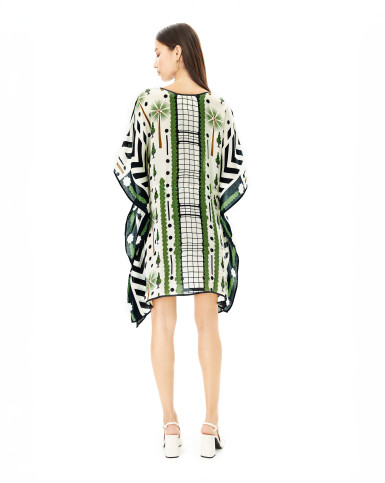 Macha Palm short kaftan