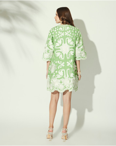 Apple Lea Linen Tent Dress