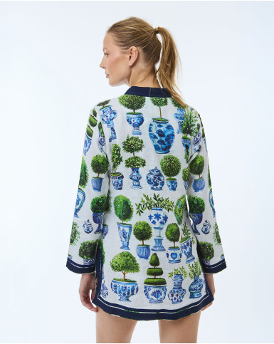 Cerulean Grove Short Tunic