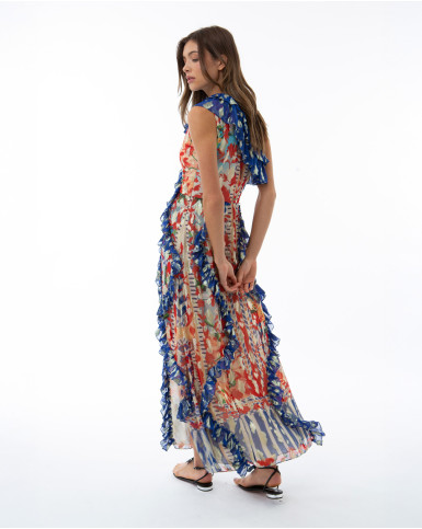 Coastal Canopy One Shoulder Dress