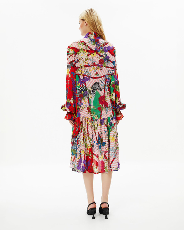Abstract Flora Dress
