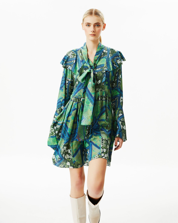 Lush Green Dress