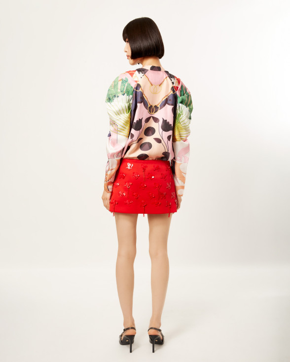 Dark Tropical Dream Blouse