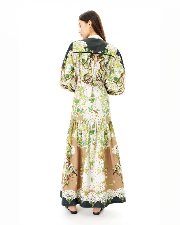 Vintage Garden long dress