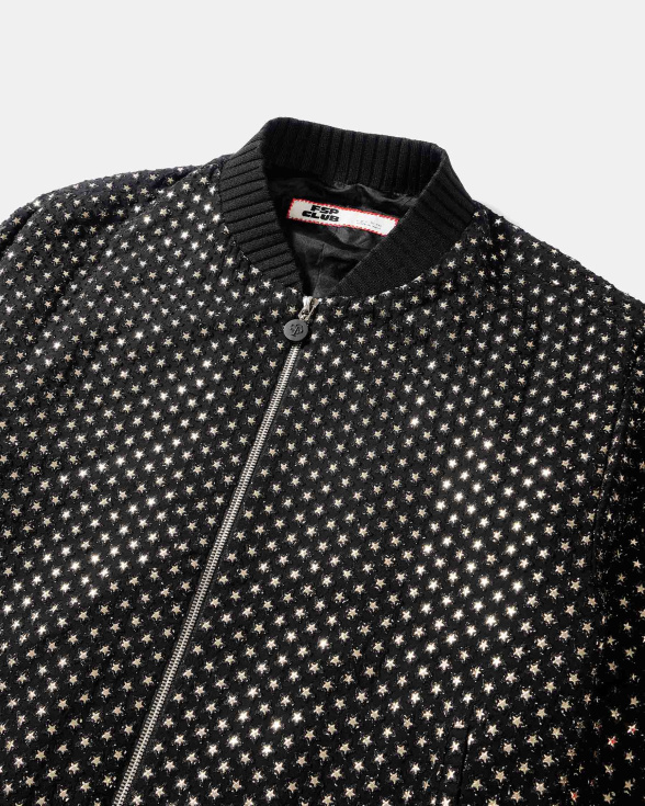 Black overall embellished jacket