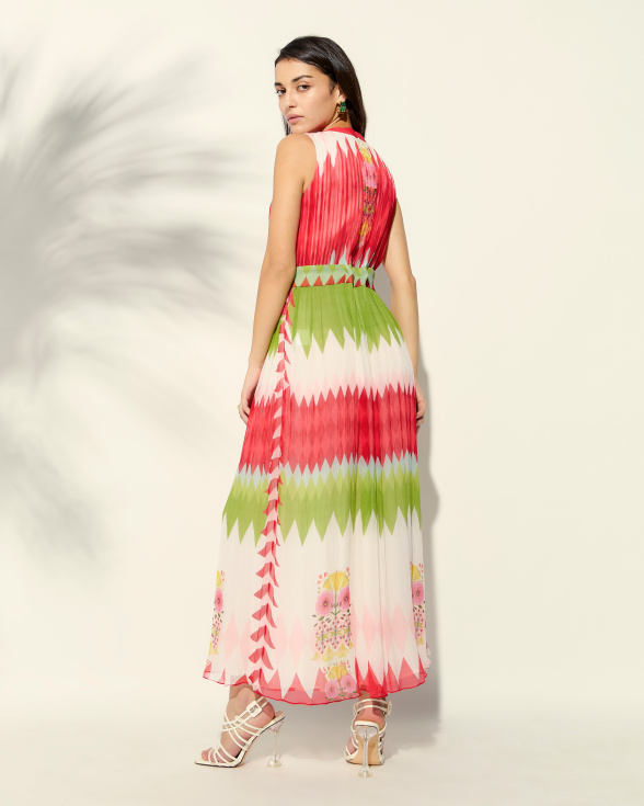 Chevron Affair Maxi dress