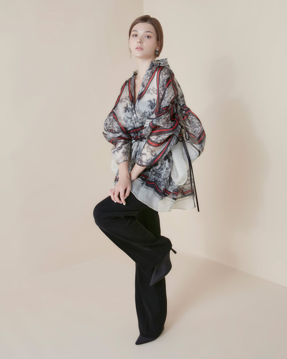 Crimson Nouveau top