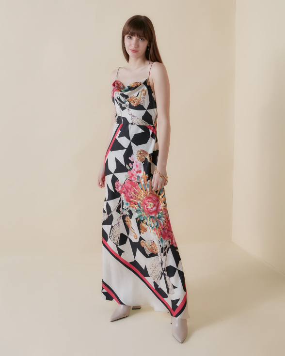 Inflorescence Slip dress