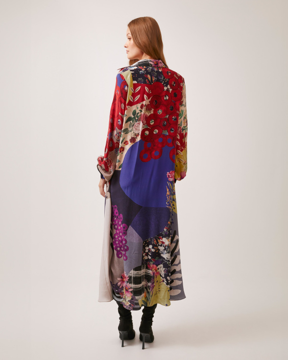 Vivid Bloom kaftan