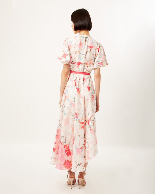 Blush Floret Midi Dress