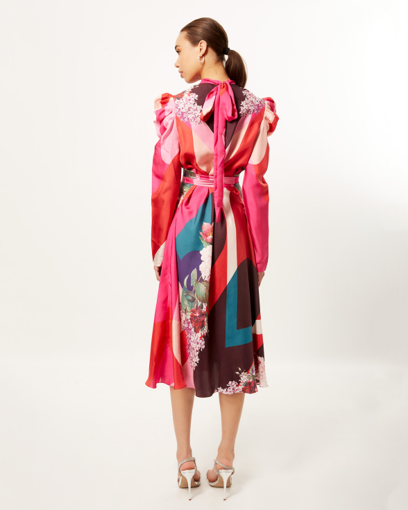 Botanic Wink World Midi Dress