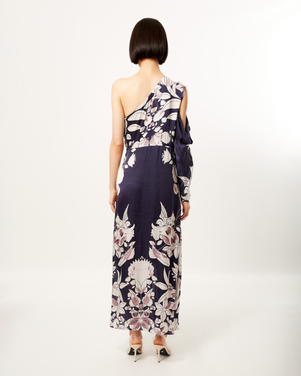 Midnight Zinnia Long Dress
