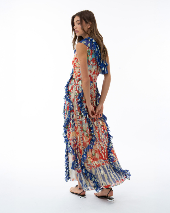 Coastal Canopy One Shoulder Dress