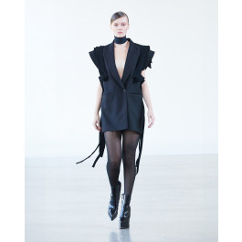 ASAYA5353 – Noir Étoile Embellished Jacket ✨🖤