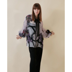 Lily of the Nile lace shirt