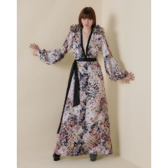 Botanic Lynx long dress
