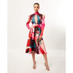 Botanic Wink World Midi Dress