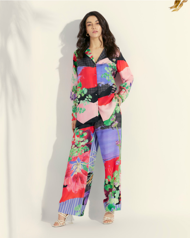 Orchid Stripe co-ord set