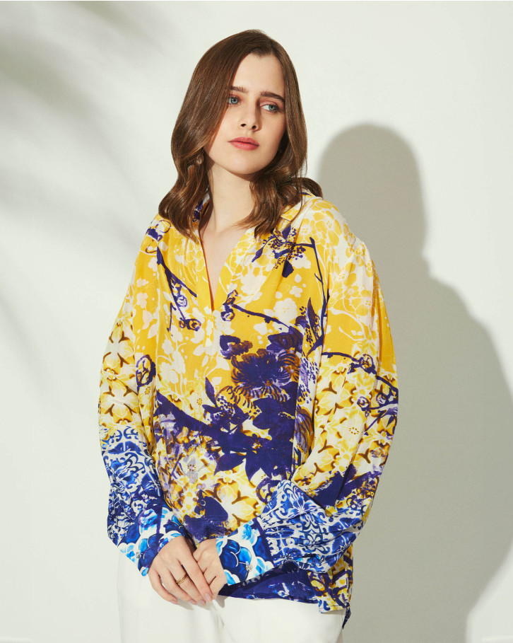 Dahlia Reverie shirt