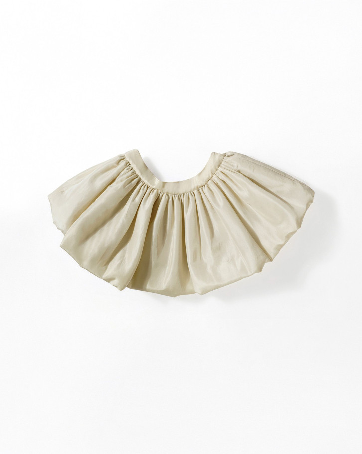 IVORY SHORT CLOUD SKIRT