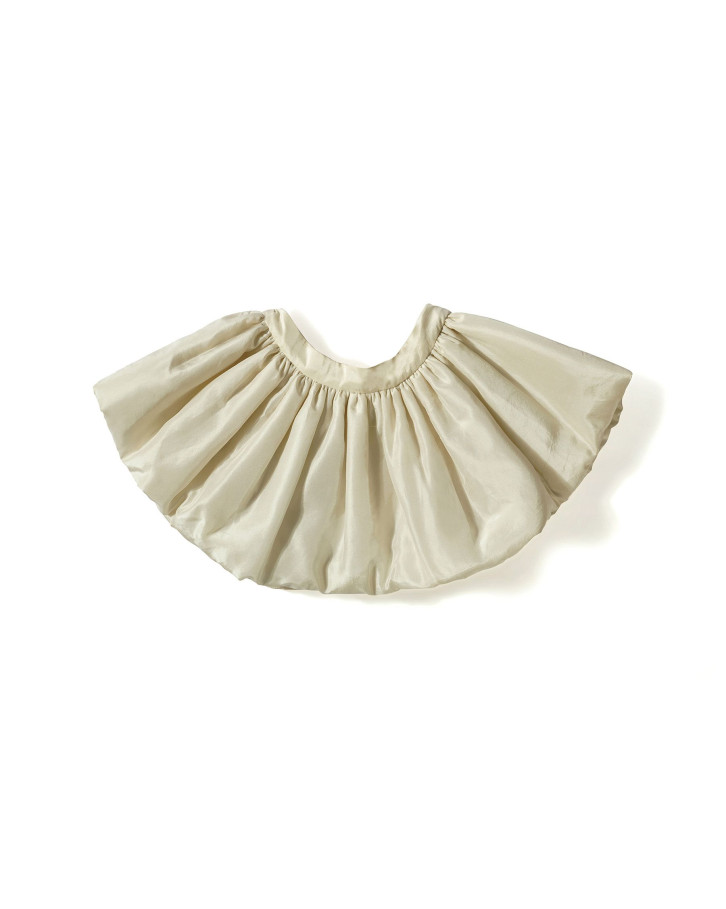 IVORY SHORT CLOUD SKIRT