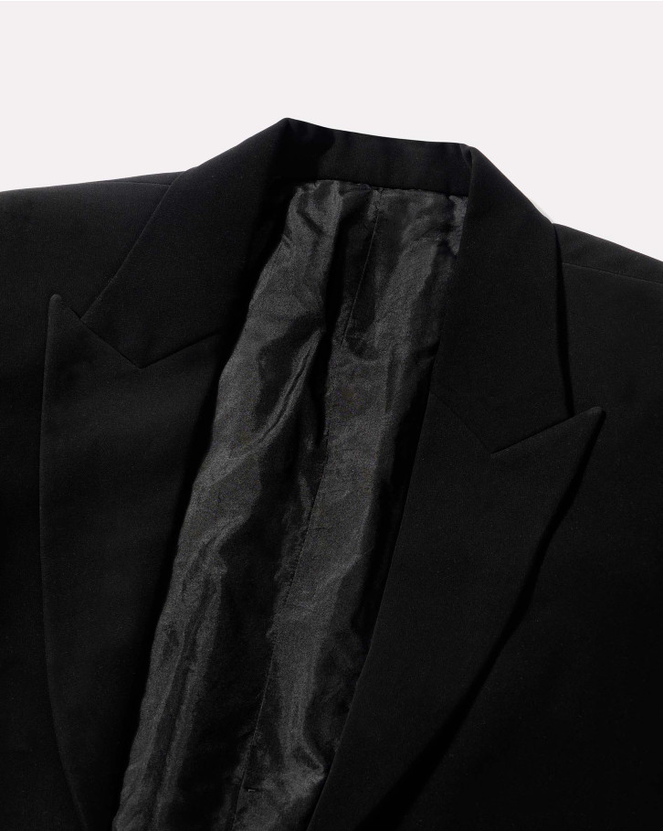 BLACK CROPPED BLAZER