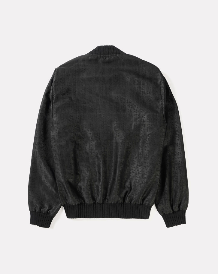 Deep grey FSP monogrammed bomber jacket