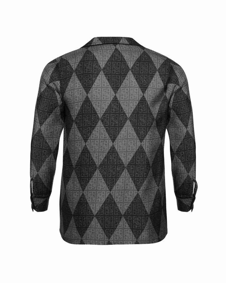 The black and grey monogram classic shirt