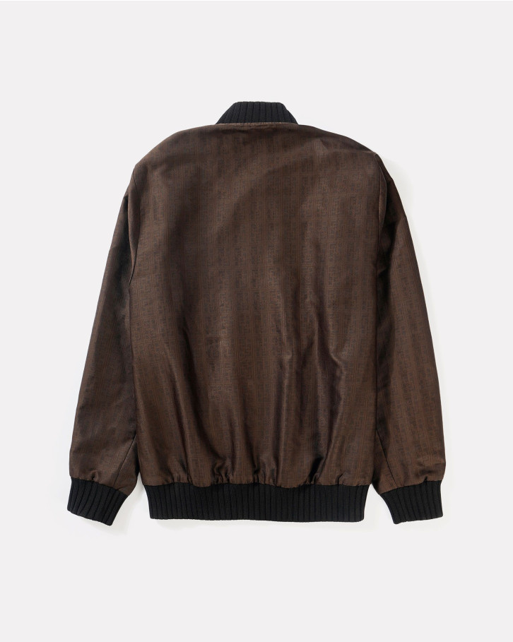 Brown bomber jacket