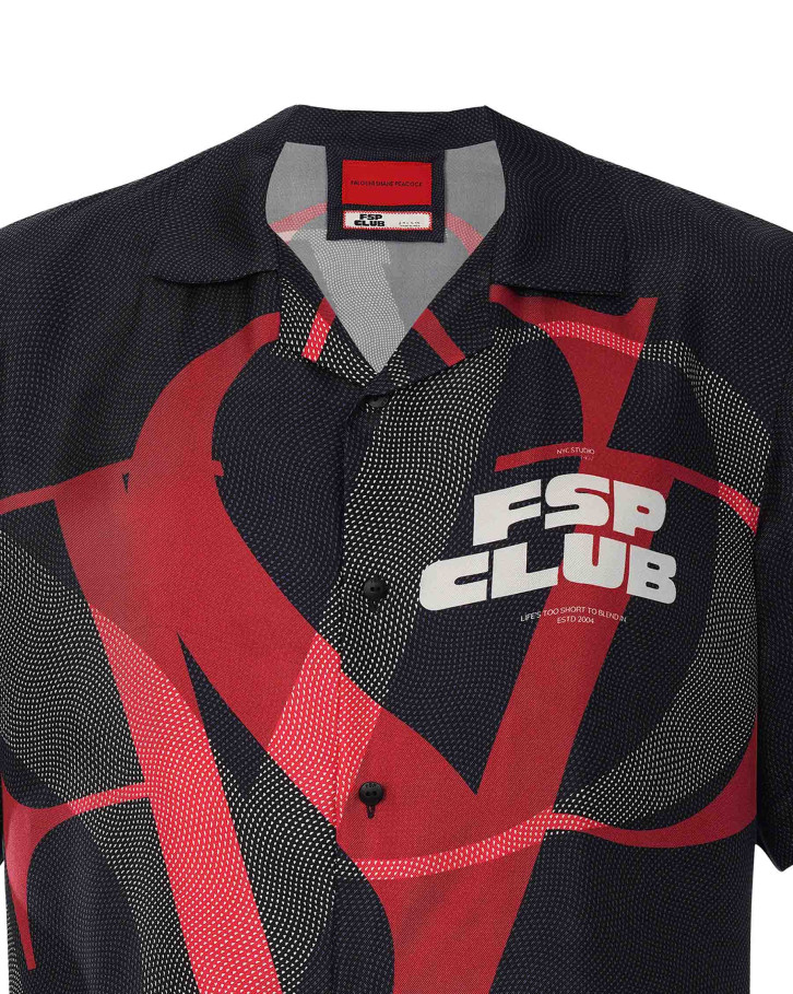 FSP Club navy blue based, FSP logo highlighted shirt