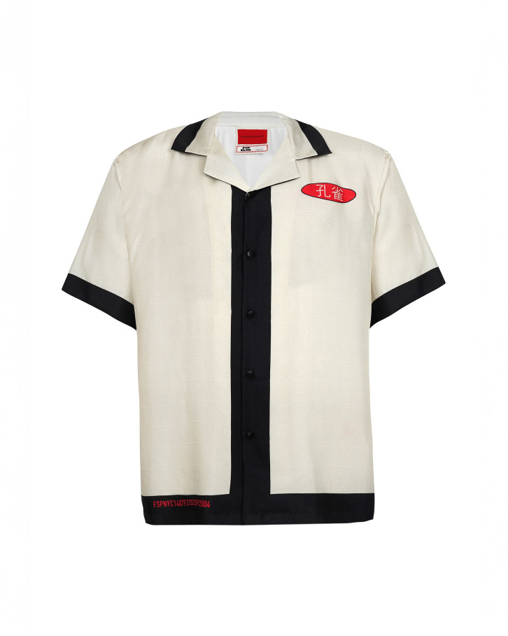 Ivory-based, black-bordered 'FSP Club' shirt