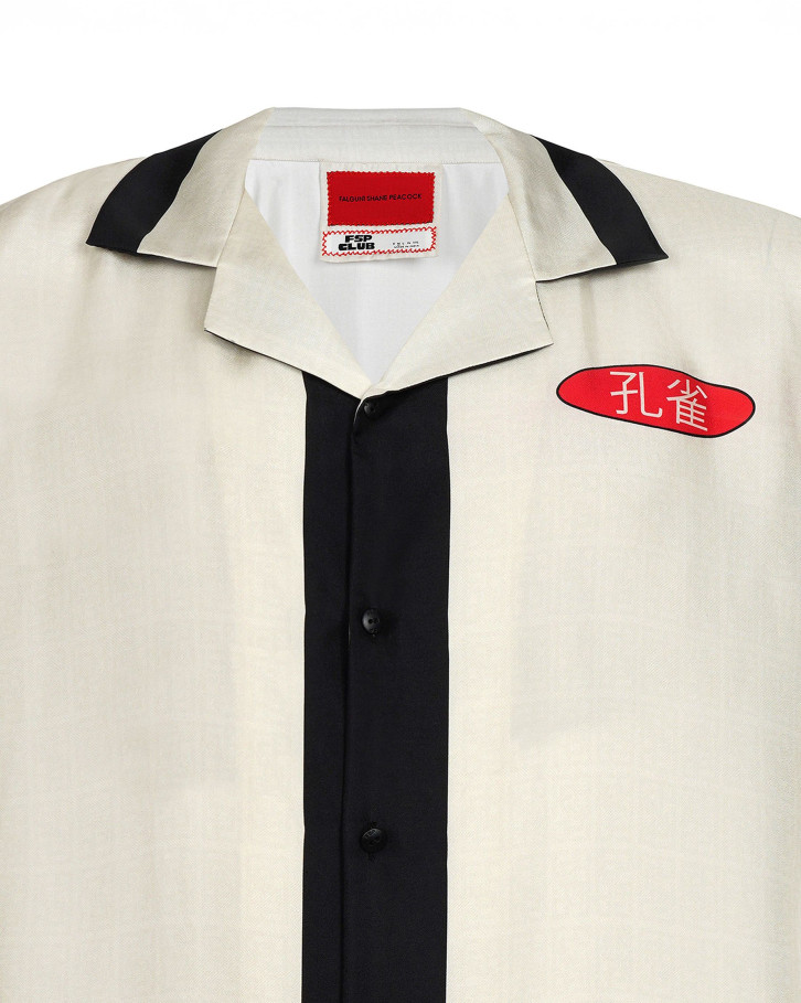 Ivory-based, black-bordered 'FSP Club' shirt