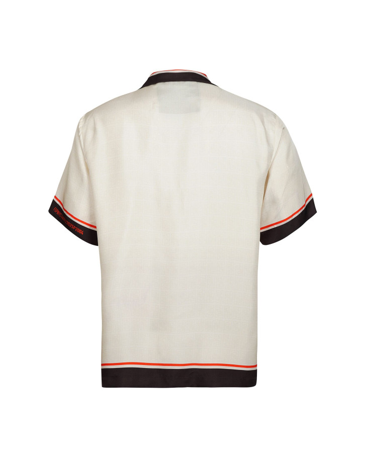 Ivory-based, brown-bordered 'FSP Club' shirt