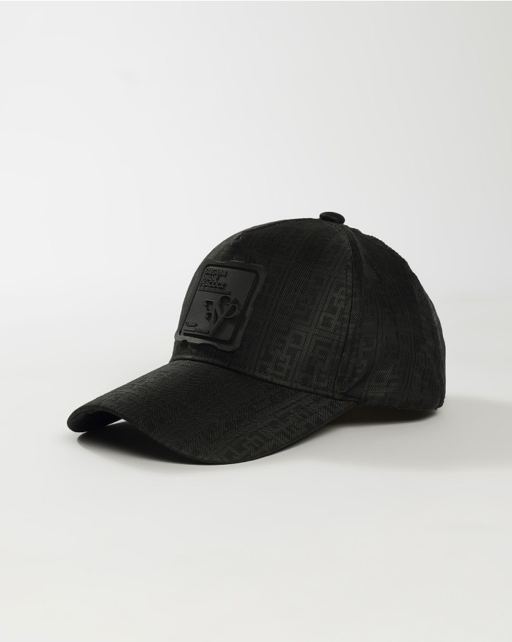 Black 'FSP' monogrammed baseball cap