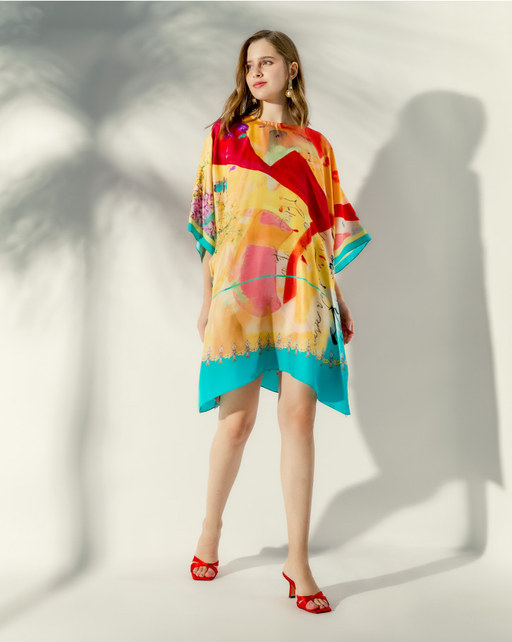 Springtime Whispers short kaftan