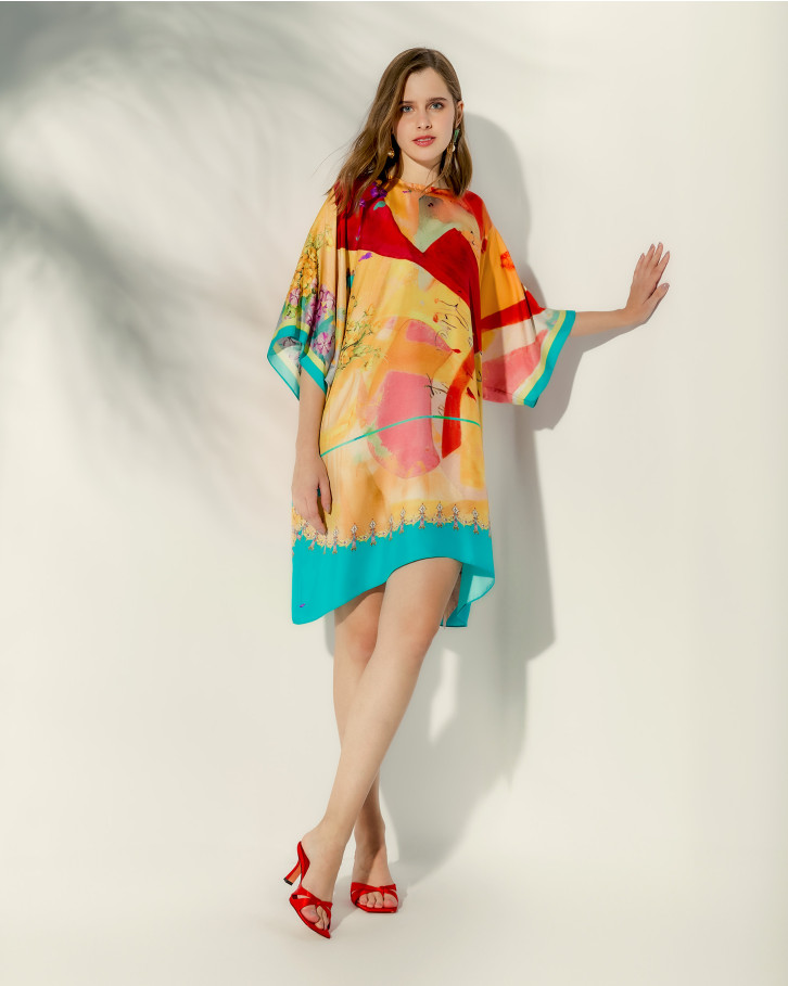 Springtime Whispers short kaftan