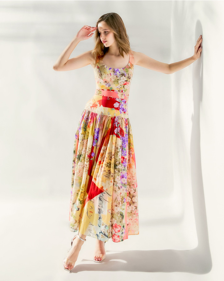 Springtime Whispers long dress